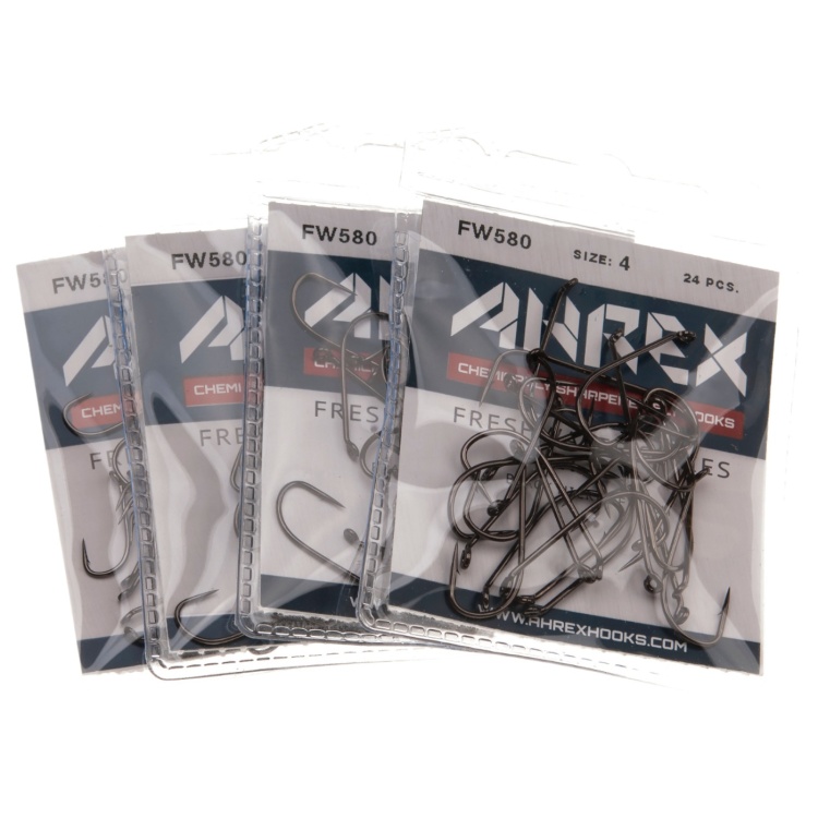 Ahrex Fw580 Wet Fly Hook Barbed #6 Trout Fly Tying Hooks